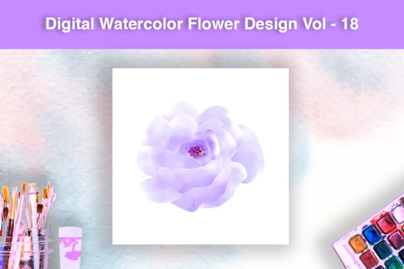Download Digital Watercolor Flower Design - Watercolor Collection