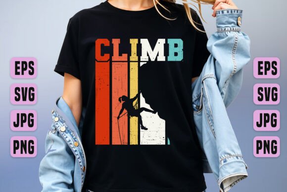 Download Rock Climbing Vintage Graphics T-shirt - Vintage graphics Collection