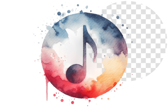 Download HarmonyNote Watercolor Art Musical - Watercolor Collection