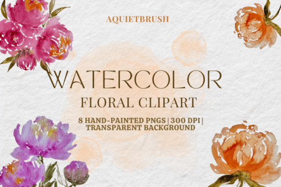 Download Hand-drawn Watercolor Peonies - Watercolor Collection