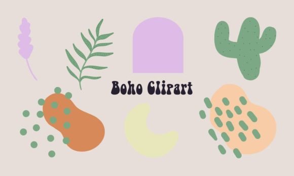 Download Boho Clip Art Set - Boho clip art Collection
