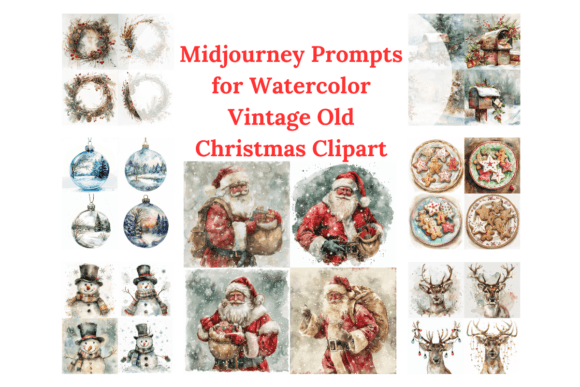 Download Midjourney Prompts Watercolor Christmas - Watercolor Collection