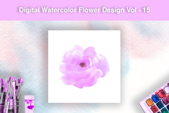Download Digital Watercolor Flower Design - Watercolor Collection