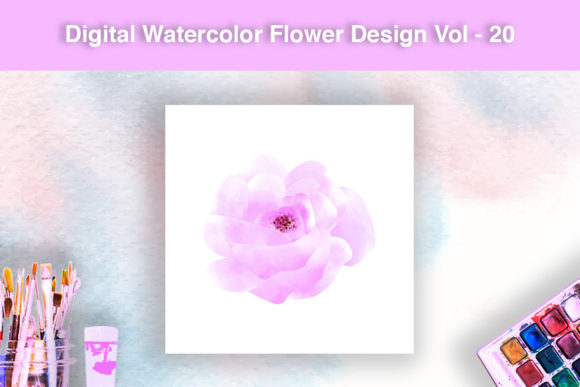 Download Digital Watercolor Flower Design - Watercolor Collection