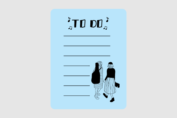 Download Noted Paper with Illustration Musician - Premium Resources