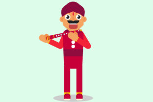 Download Indian Musician Vector Illustration - Premium Resources